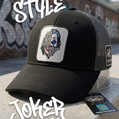 Gorra Koruño Style Joker Soriano Negra y gris