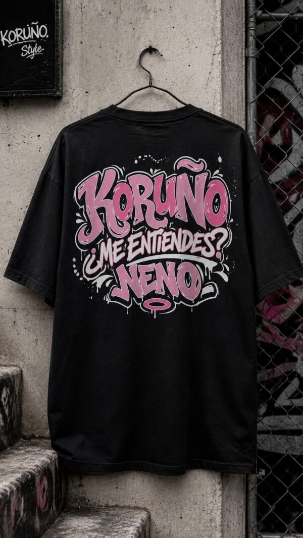 Camiseta Koruño Me Entiendes Neno Rosa