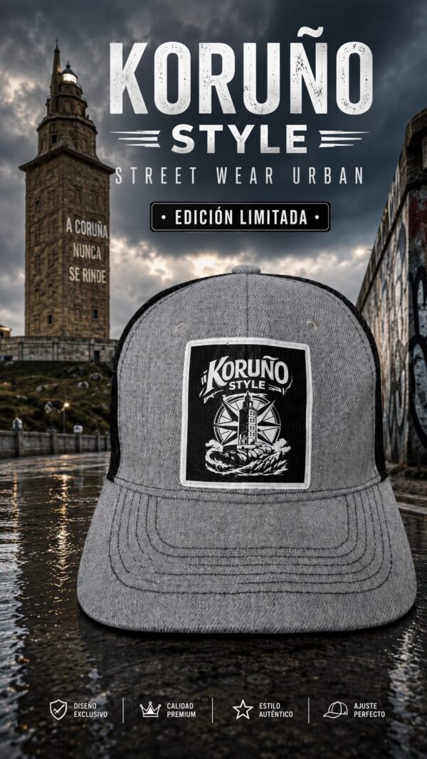 Gorra Koruño Style Gris La Torre