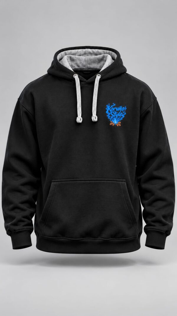 Sudadera con Capucha Koruño Style Calavera Fotón Fogata
