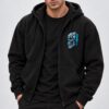 Chaqueta Koruño Style Calavera Camuflaje Azul