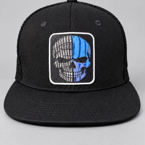 Gorra Koruño Style Calavera Blanquiazul